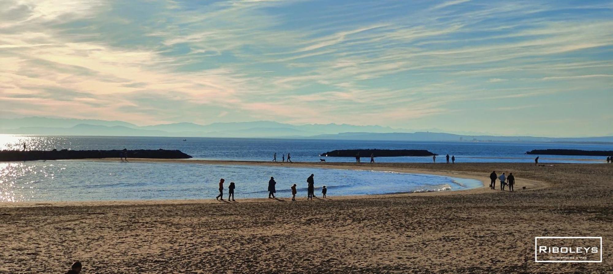 Vias-Plage - Superbe T1 A 100M De La Plage Bagian luar foto